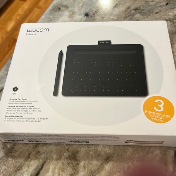STYLO EN BAMBOU Wacom CTL-460 tablette et stylo à dessin graphique EUR
